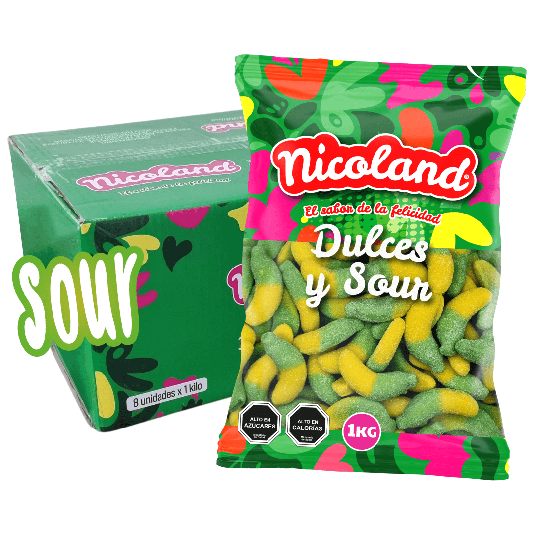 Gomita Banana Bicolor 1 kg 2