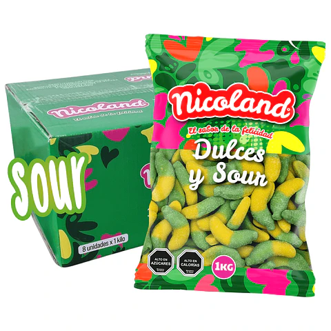 Gomita Banana Bicolor 1 kg