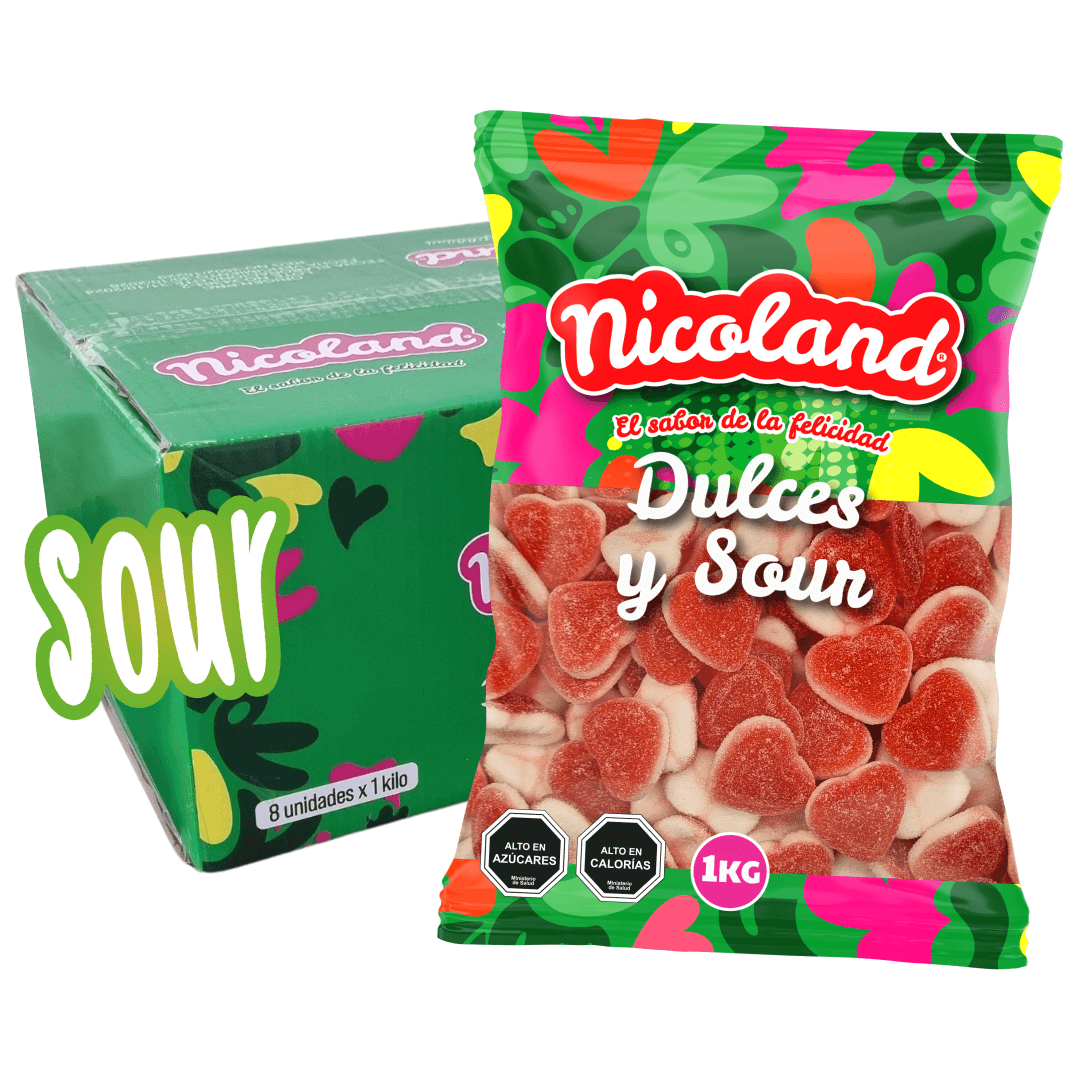 Gomita Corazón Ácido 1 kg 2