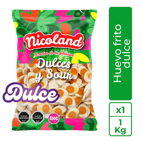 Gomita Huevo Frito 1 kg