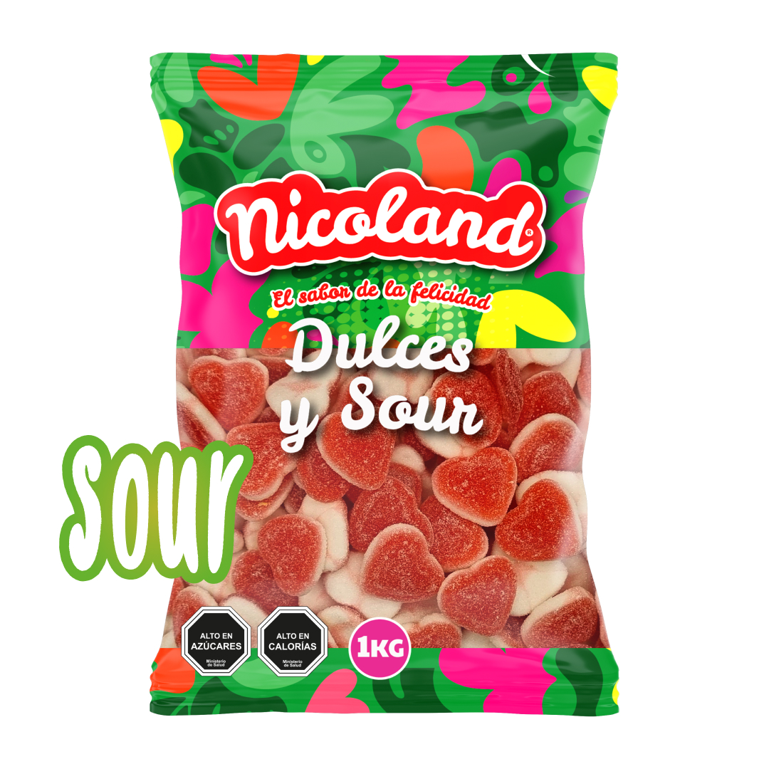 Gomita Corazón Ácido 1 kg 3