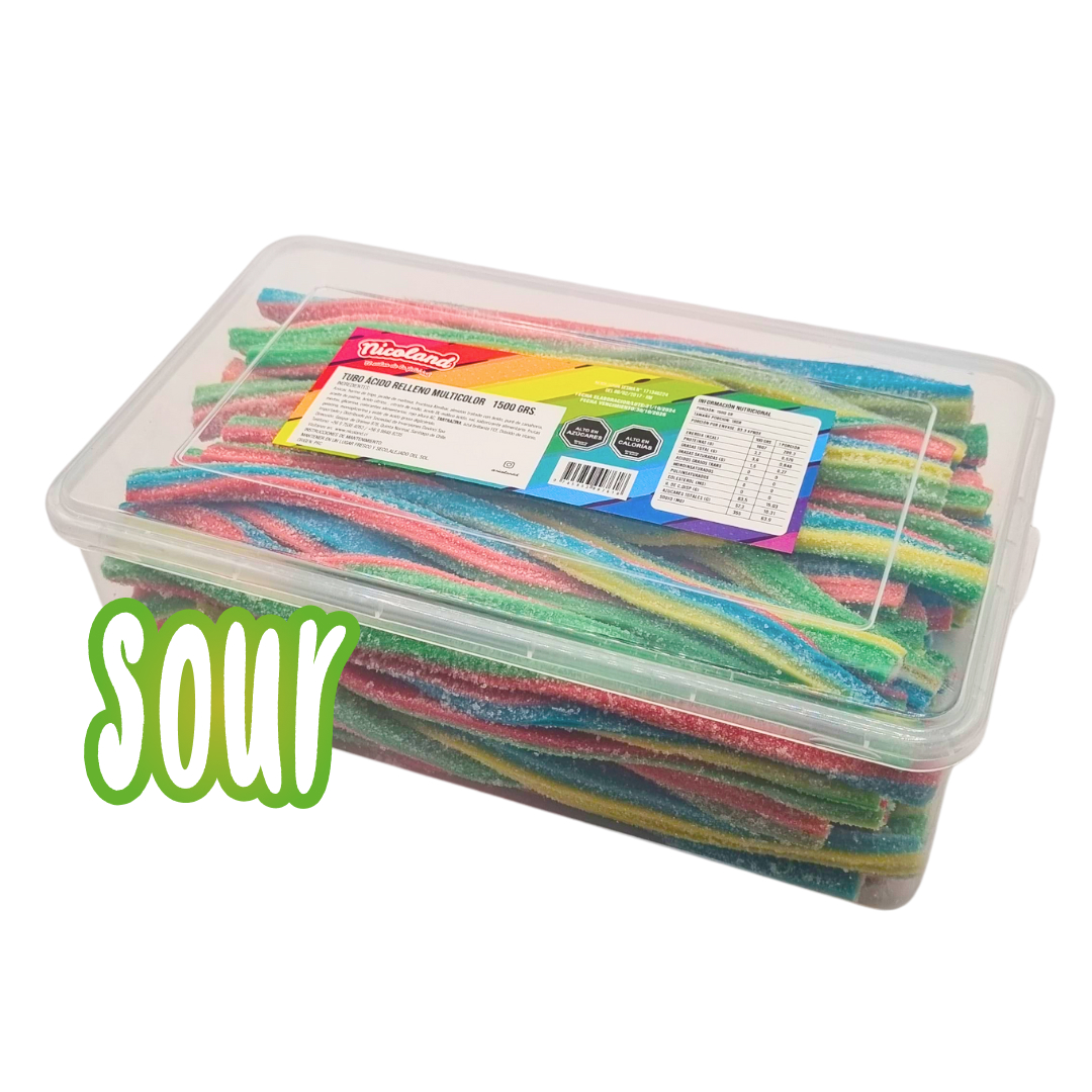 Tubo Ácido Relleno Multicolor 1.5 kg 2