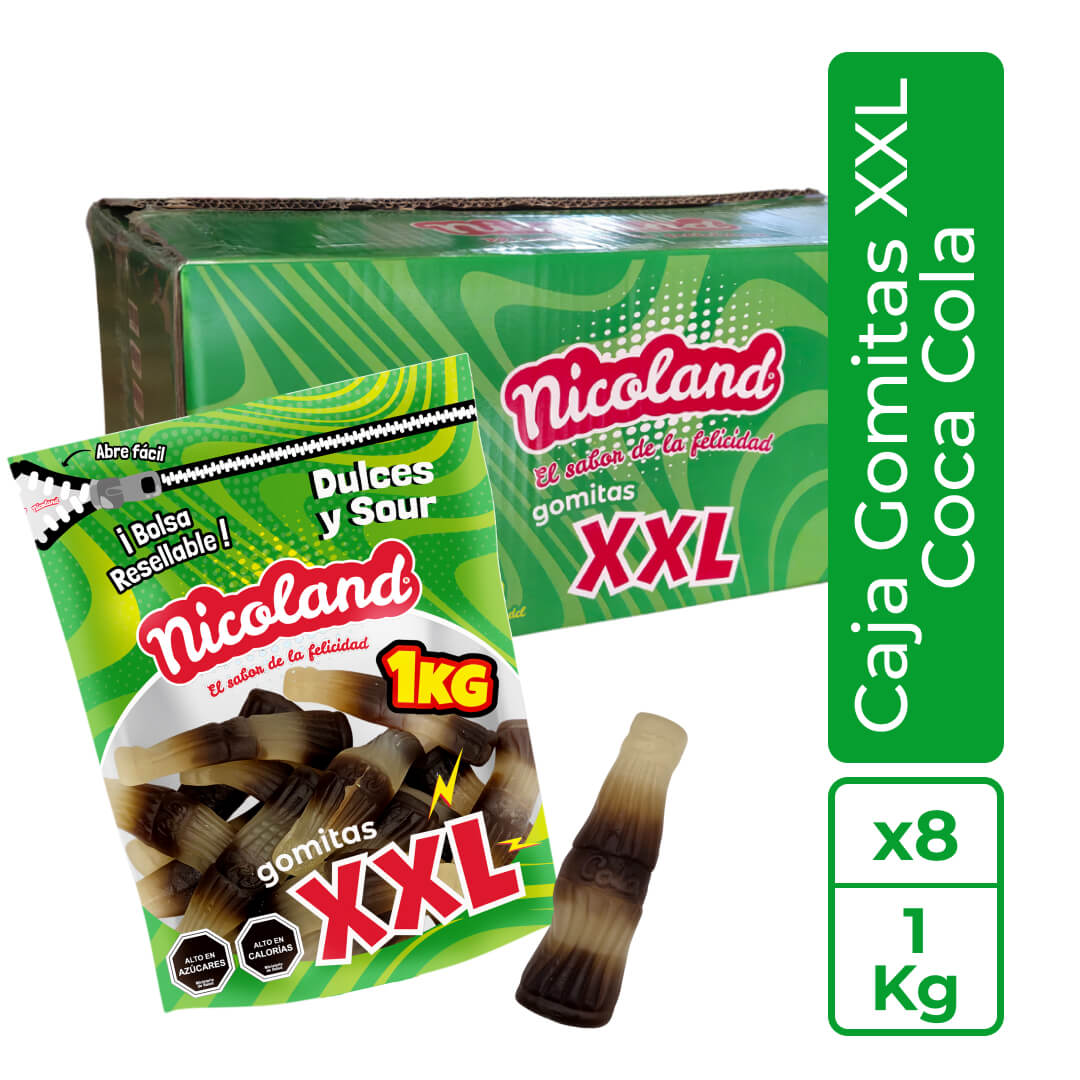 Gomitas XXL Coca Cola - Caja 8 unidades 1