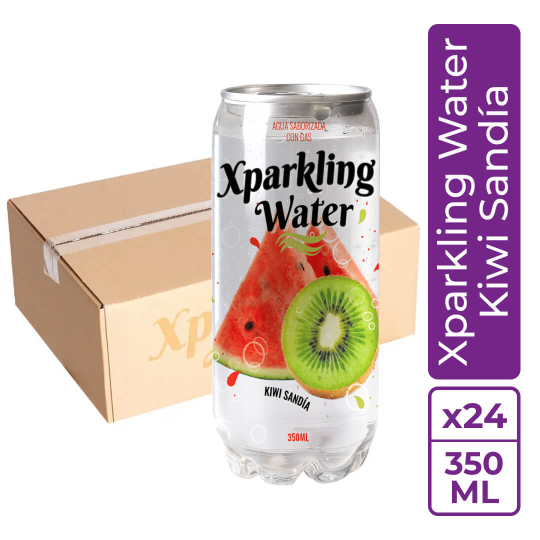 Xparkling Water Kiwi Sandía 350ml 1