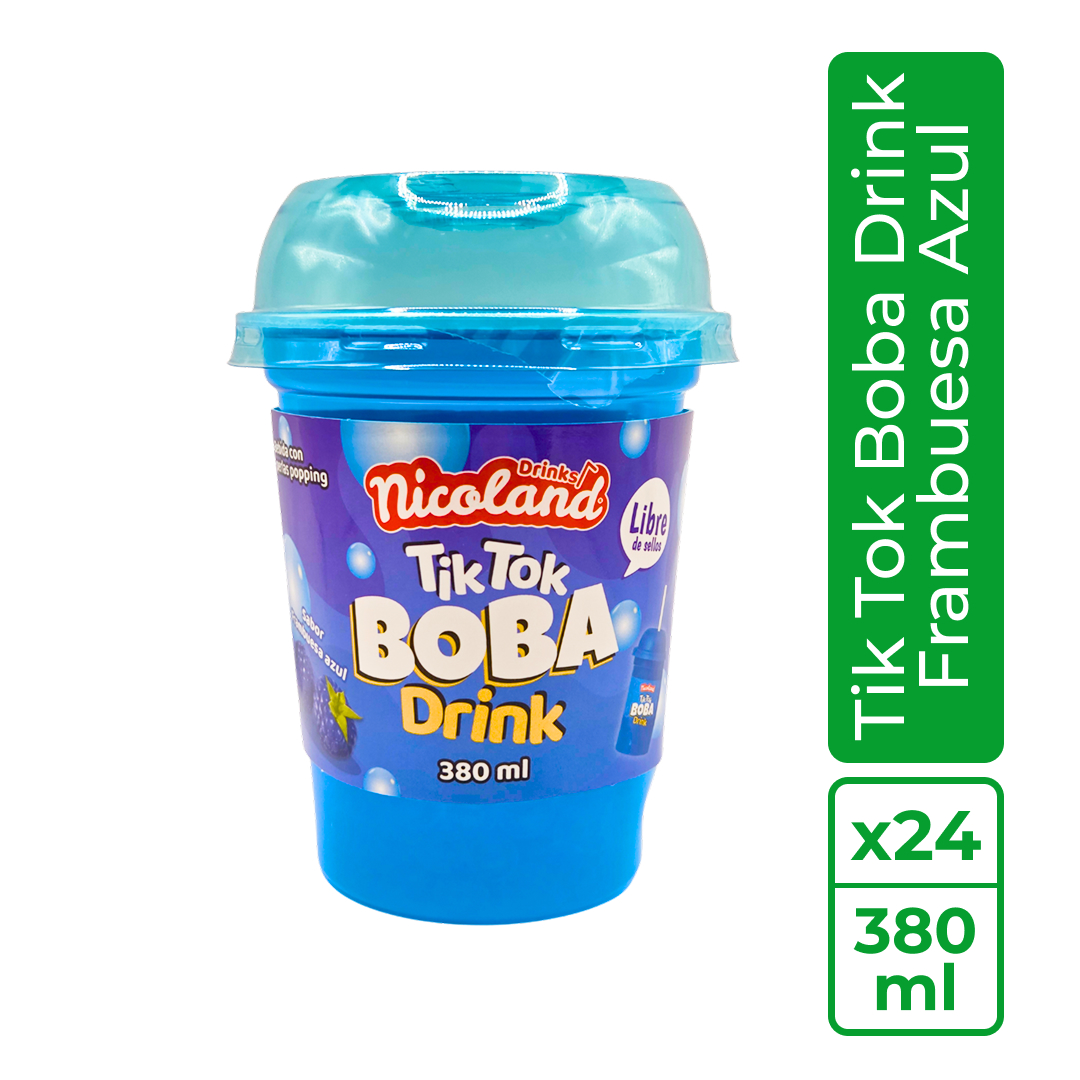 Nicoland Boba Drink Frambuesa azul 1