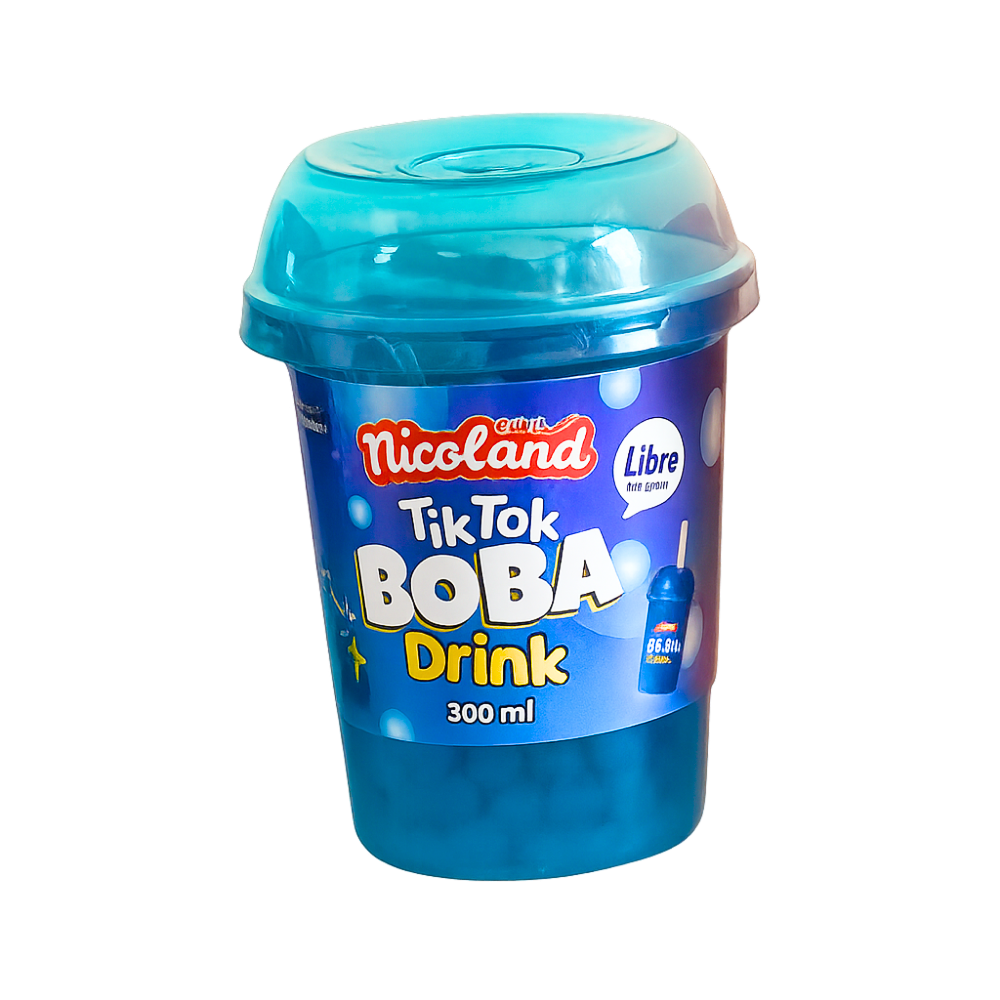 Nicoland Boba Drink Frambuesa azul 2