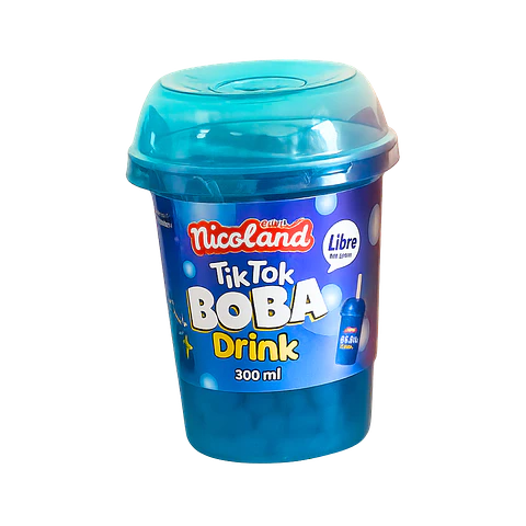 Nicoland Boba Drink Frambuesa azul