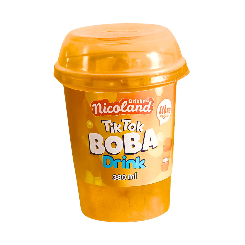 Nicoland Boba Drink Mango 2