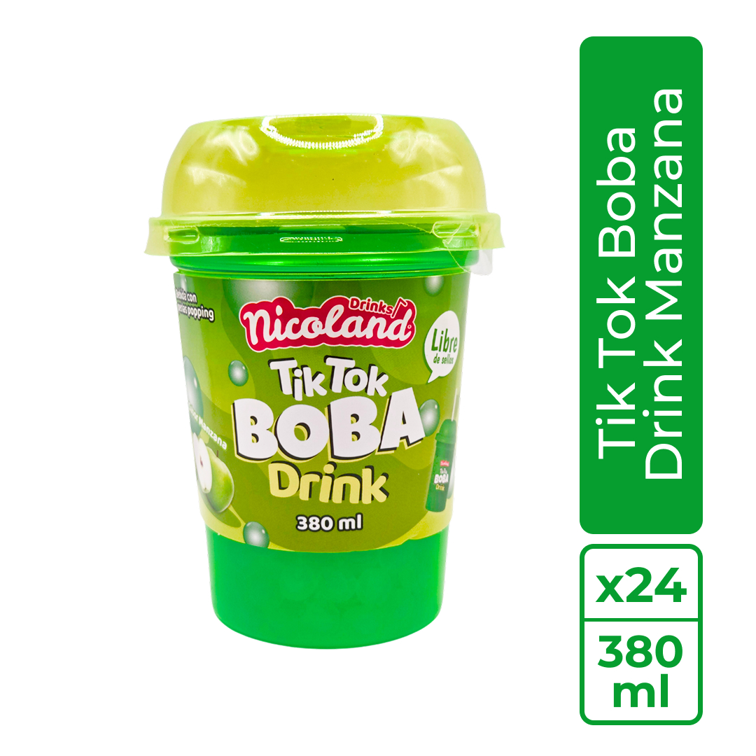 Nicoland Boba Drink Manzana 1