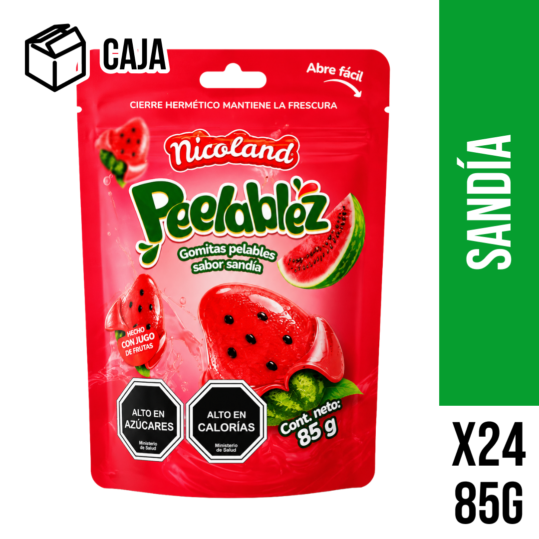 Gomitas Peelablez sabor Sandía 85 g 1