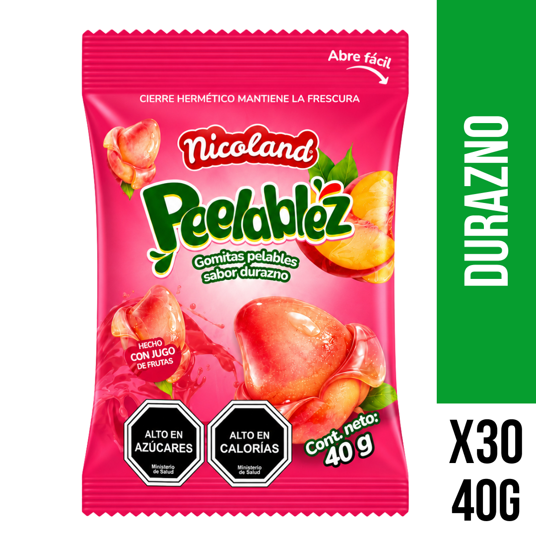 Peelablez Durazno 40 g  1