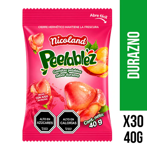 Peelablez Durazno 40 g 