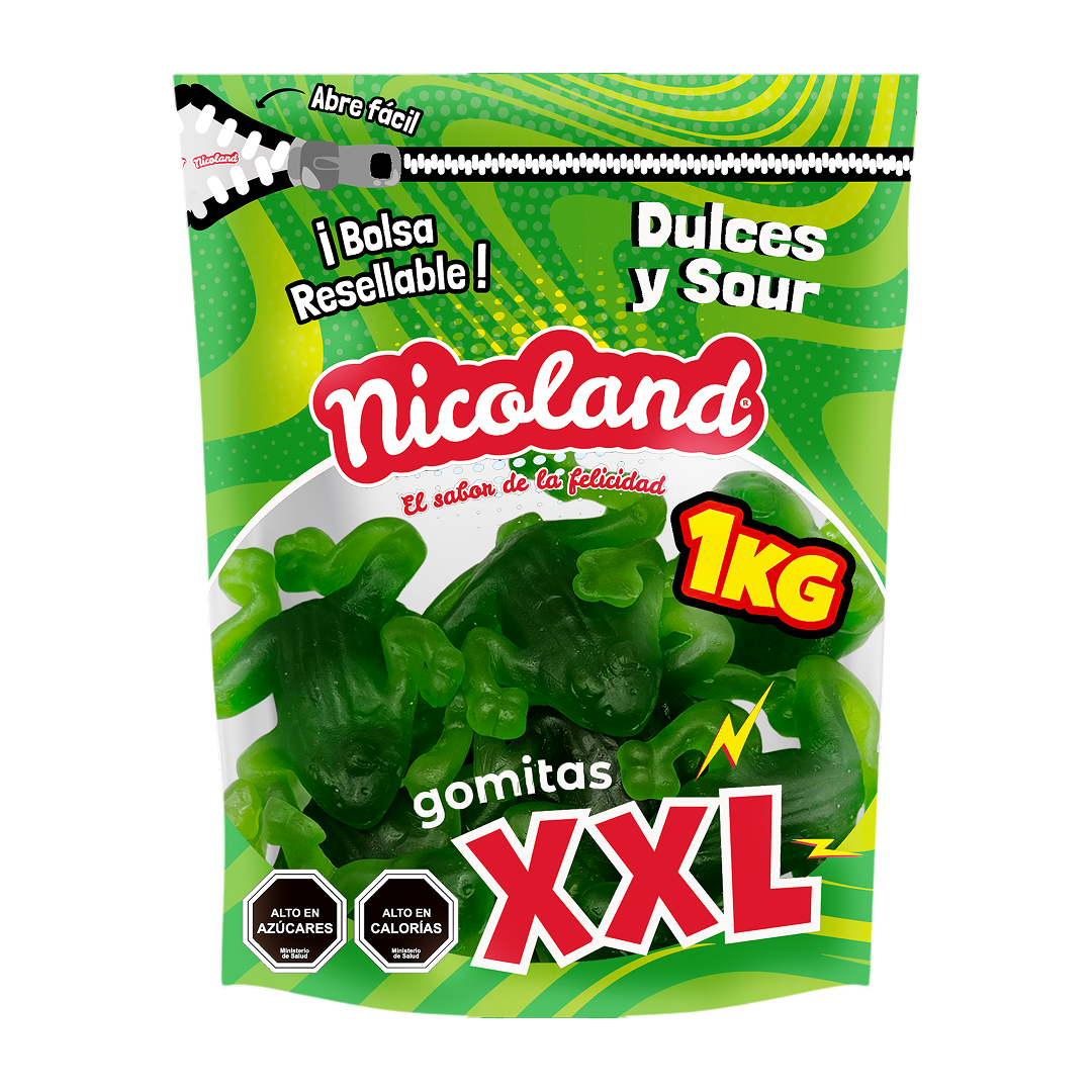 Caja Gomita XXL Nicoland 1 Kg 2