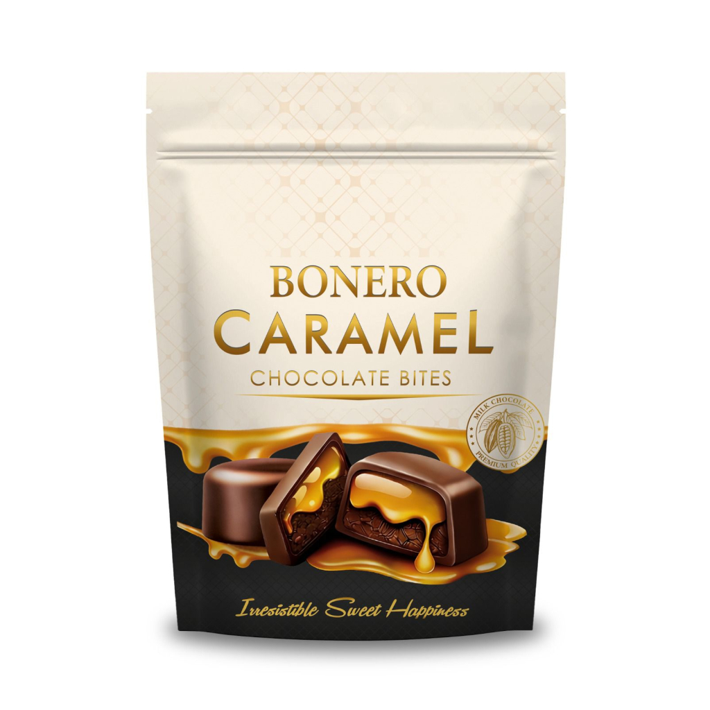 Bonero Chocolate Caramelo DoyPack 90 gr 2