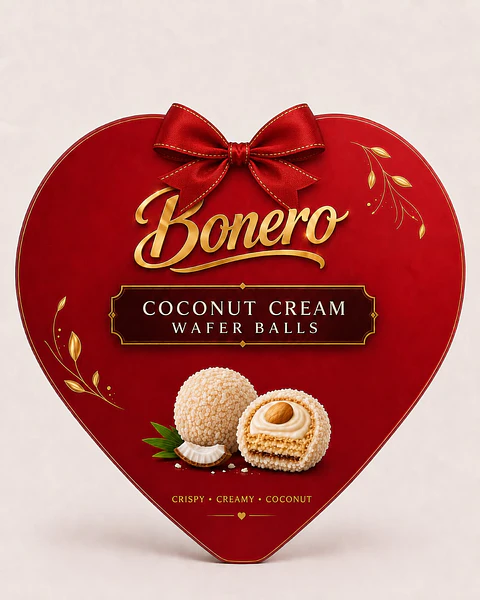 Bonero Galleta con crema de coco Corazon 140gr