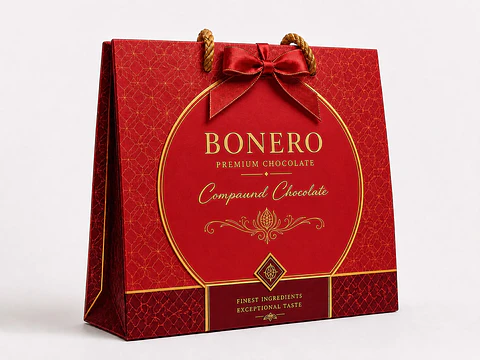 Bonero Bolsa Premiun de Regalo Roja