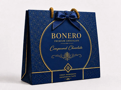 Bonero Bolsa Premiun de Regalo Azul