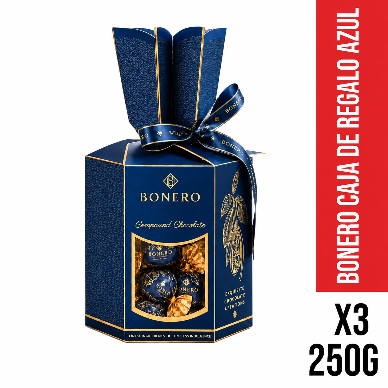 Bonero Caja Regalo Azul 1