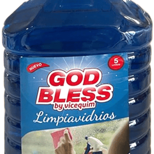 LIMPIA VIDRIOS GODBLESS 5LT
