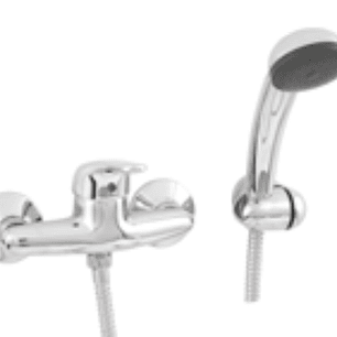 Monomando 35mm. para ducha Incluye mango-soporte-flexible