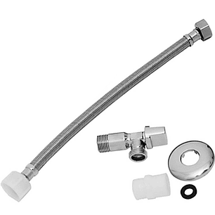 Llave angular con flexible Hi-Hi 1/2