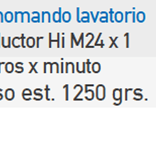 Monomando lavatorio Black Vernazza