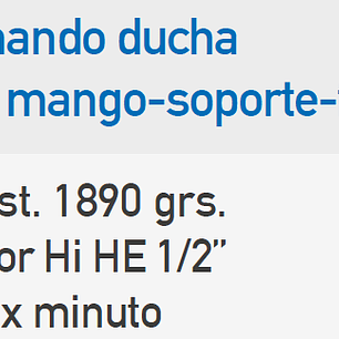 Monomando ducha Black 