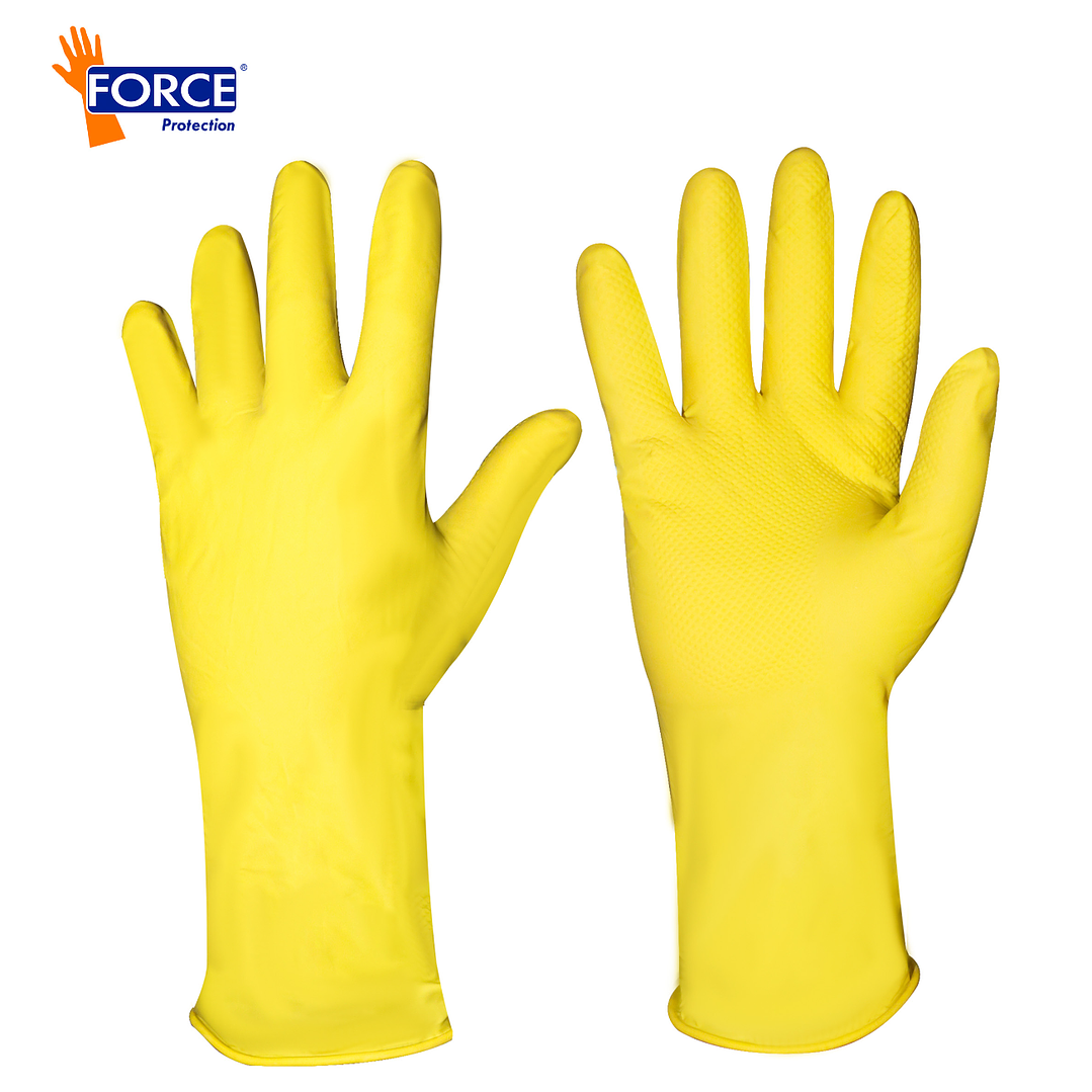 GUANTE LATEX DOMESTICO, PALMA DIAMANTADA 3