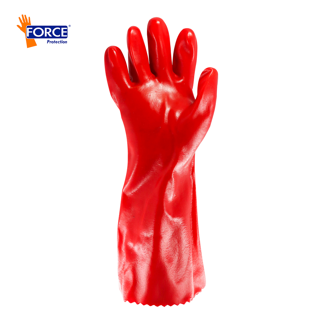 GUANTE PVC FLEX LN-600, ROJO 2