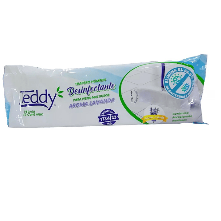 TRAPERO HUMEDO DESINFECTANTE 12UN 1