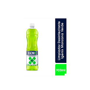 Limpiador Desinfectante Igenix Manzana Verde Amonio Cuaternario 900ml