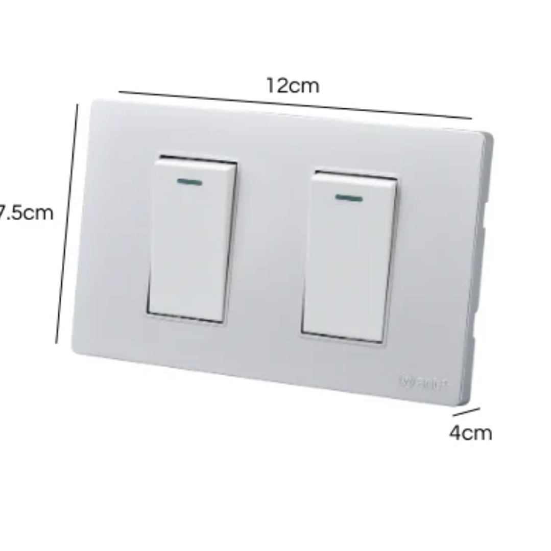 Interruptor Simple Armado 9/12 16A Plateado SEC 2