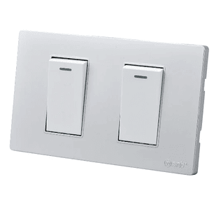 Interruptor Simple Armado 9/12 16A Plateado SEC