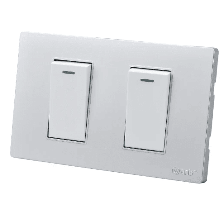 Interruptor Simple Armado 9/12 16A Plateado SEC 1