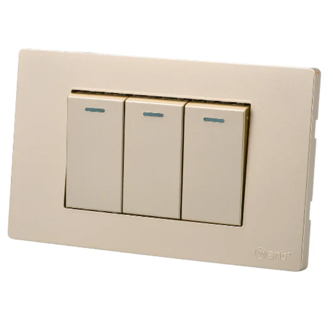 Interruptor Triple Armado 9/12 16A SEC 4