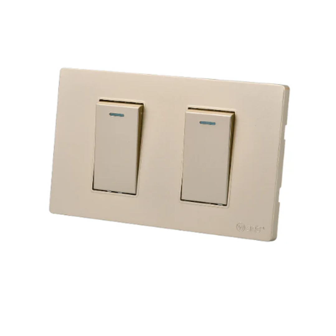 Interruptor Simple Armado 9/12 16A Plateado SEC 4