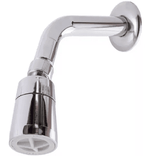 Brazo Ducha Cromada Plástico Al Muro Con Difusor Taumm