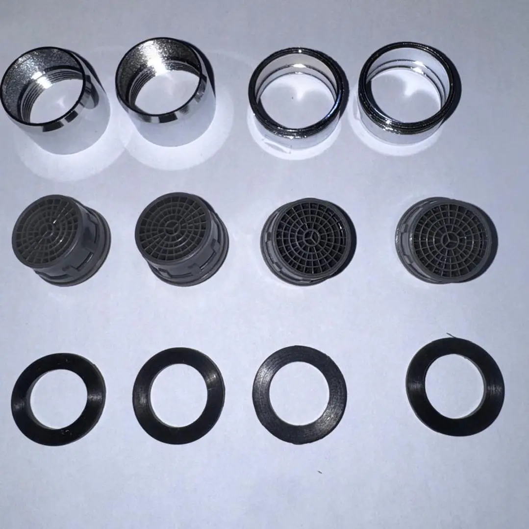 KIT DE 4 AIREADORES PARA GRIFERIA 2 HI - 2 HE 3