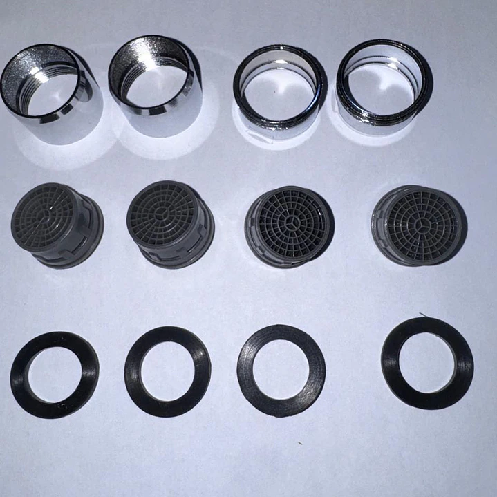 KIT DE 4 AIREADORES PARA GRIFERIA 2 HI - 2 HE 3