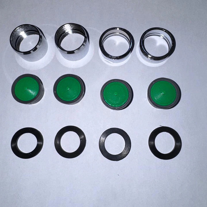 KIT DE 4 AIREADORES PARA GRIFERIA 2 HI - 2 HE 4