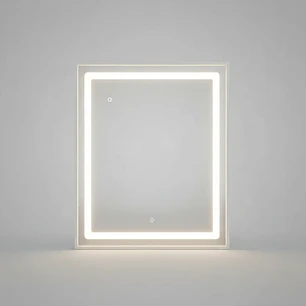 Espejo Led Rectangular 90x70 Cm Con Luz Fría