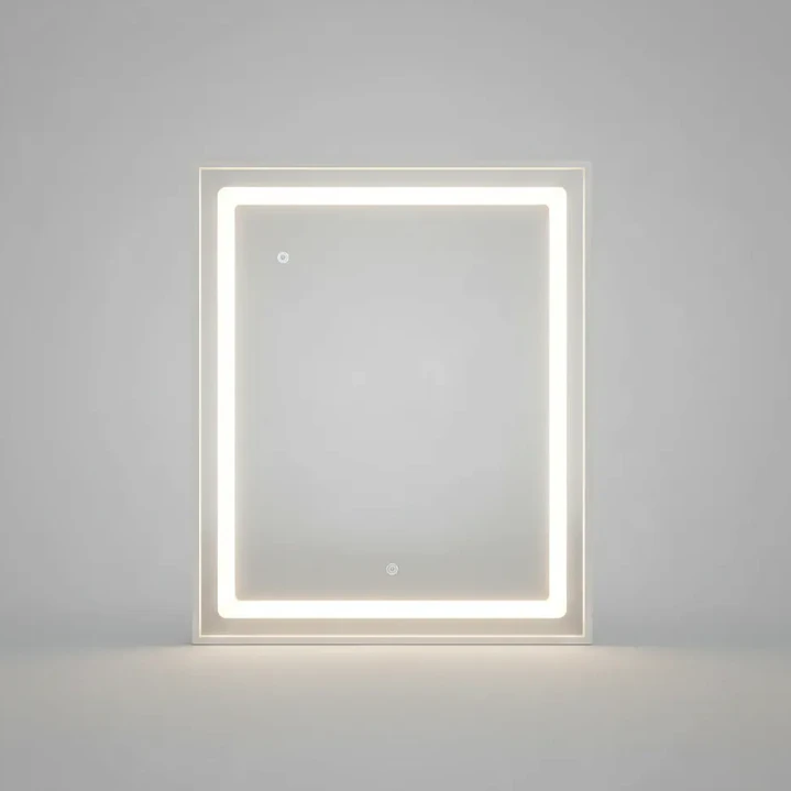 Espejo Led Rectangular 90x70 Cm Con Luz Fría 2