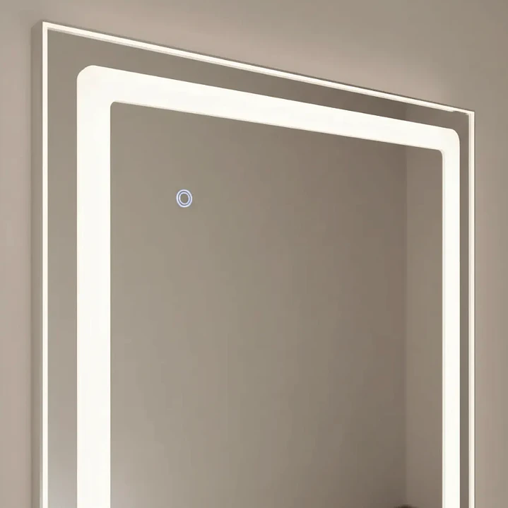 Espejo Led Rectangular 90x70 Cm Con Luz Fría 3