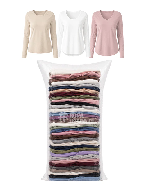 Mujer - Polera manga larga algodón /Primera