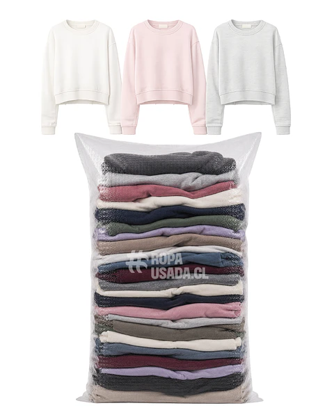 Mujer - Polerón sin gorro / Primera + Segunda