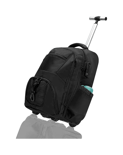 Mochila con Ruedas N Unisex para Portátil de Tela Oxford de 17''