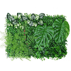 Jardín Muro Vertical Artificial B palmeta Plantas 60x40 cm 7
