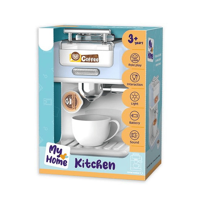Cafetera eléctrica de juguete + 3A-Juguetes educativos 1