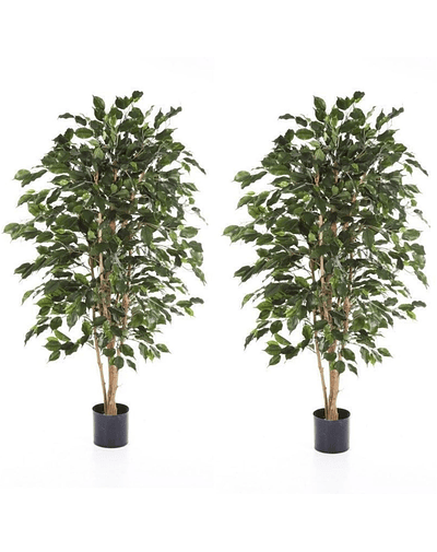Planta Artificial Decorativa Arbol Grande Pack Ficus 120cm