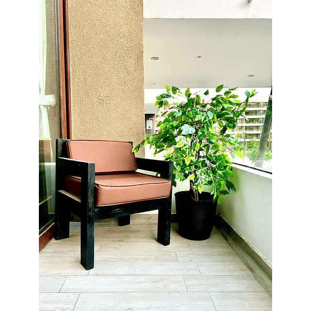 Planta Artificial Decorativa Arbol Grande Pack Ficus 120cm 4